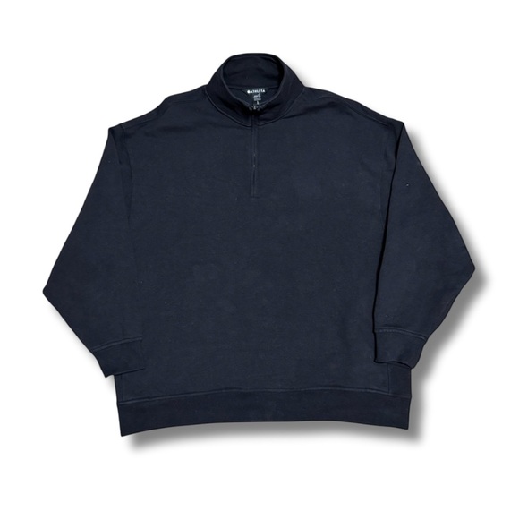 Athleta Tops - ATHLETA Women's Forever Fleece 1/4 Zip Sweatshirt - Black, Large